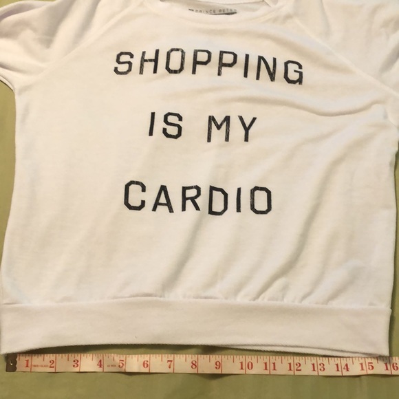 Prince Peter “Shopping is My Cardio” Shirt Size M - Picture 13 of 13